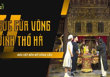 Bức cửa võng đình Thổ Hà - báu vật bên bờ sông Cầu