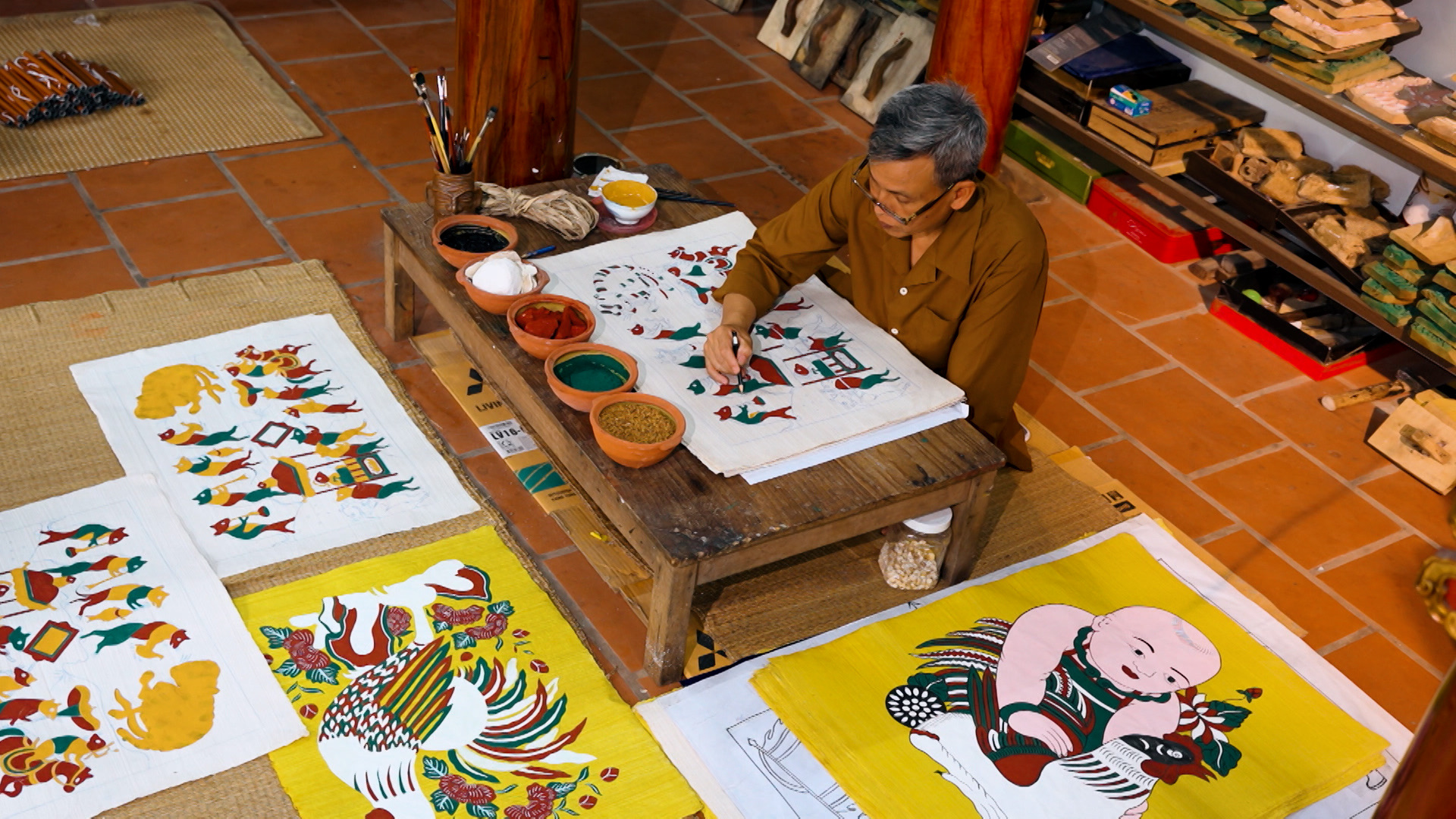 (BẮC NINH) 500 NĂM NGHỀ LÀM TRANH ĐÔNG HỒ VÀ HÀNH TRÌNH HỒI SINH MỘT DI SẢN VĂN HOÁ PHI VẬT THỂ