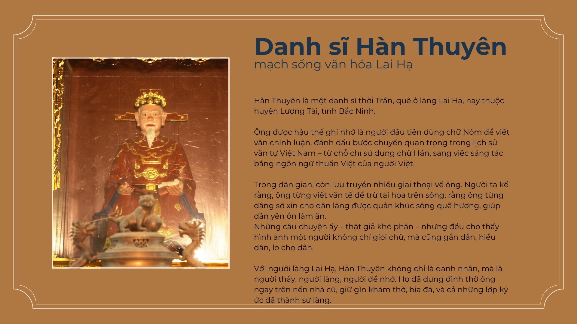 (BẮC NINH) LÀNG LAI HẠ - QUÊ HƯƠNG DANH SĨ HÀN THUYÊN