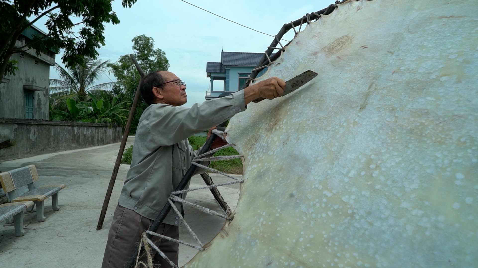 (NINH BÌNH) DA TRÂU GỖ MÍT - ĐÁNH ÍT KÊU NHIỀU